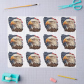 Papier Mousseline Aigle à drapeau américain (Artisanat)