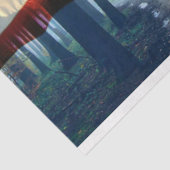 Papier Mousseline Aigle à drapeau américain (Détail)