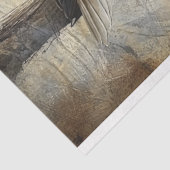 Papier Mousseline Aigle à tête plate et drapeau américain (Détail)