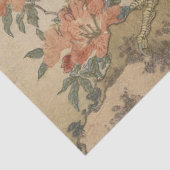 Papier Mousseline Aigle avec une barbe louée Azalea Bush par Shunman (Détail)