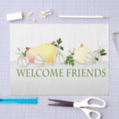 Papier Mousseline Ail et oignons Découpage de cuisine (Artisanat)