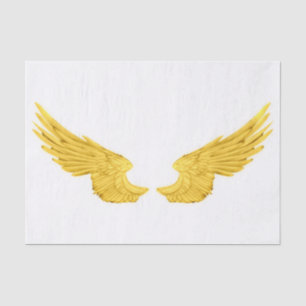 Papier Mousseline Ailes d'or d'ange de Falln