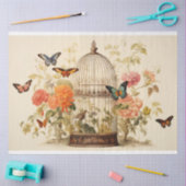 Papier Mousseline Ailes gracieuses : Découpage de cage d'oiseaux (Artisanat)