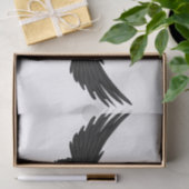 Papier Mousseline Ailes noires d'ange de Falln (Cadeau)