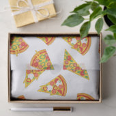 Papier Mousseline Aime la pizza   (Cadeau)