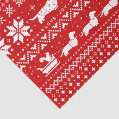 Papier Mousseline Aimer Joy Peace Wiener Dogs | Noël des Dachshunds (Détail)