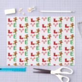 Papier Mousseline Aimer l'autisme Noël (Artisanat)