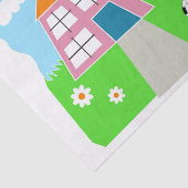 Papier Mousseline Aimer les enfants de soccer (Détail)