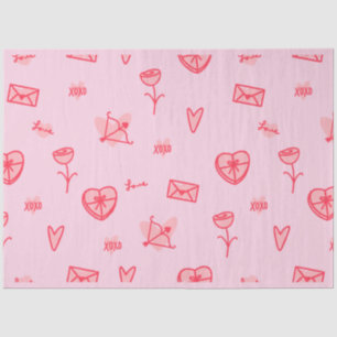 Papier Mousseline Aimer Notes et friandises Tag Cadeau de Saint-Vale