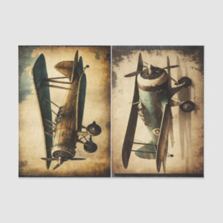 Papier Mousseline Aircraft antique