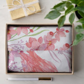 Papier Mousseline ajouter le message rose flamingo (Cadeau)