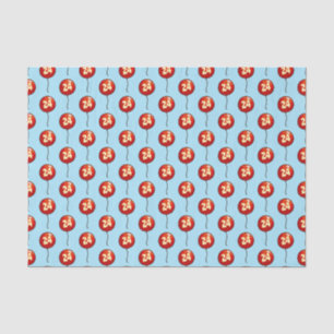 Papier Mousseline Ajouter Votre Âge Brillant Simple Rouge Ballons D'