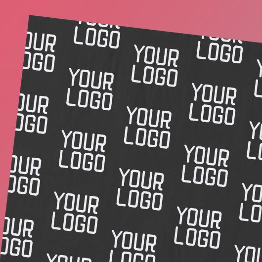 Papier Mousseline Ajouter votre logo Répéter Motif Modèle modifiable