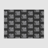 Papier Mousseline Ajouter votre logo Répéter Motif Modèle modifiable (Recto)