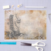 Papier Mousseline Ajouter votre propre photo ou mot découpage (Artisanat)