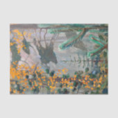 Papier Mousseline Akseli Gallen-Kallela - Forêt d'automne (Recto)