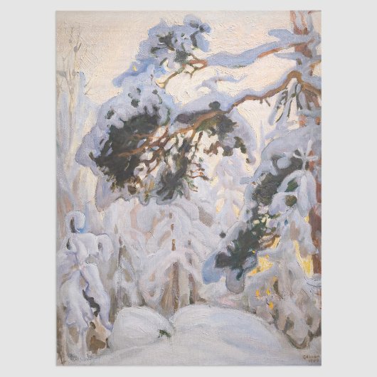 Papier Mousseline Akseli Gallen-Kallela - Forêt en hiver