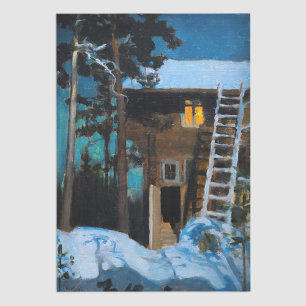 Papier Mousseline Akseli Gallen-Kallela - Kalela en hiver