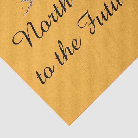 Papier Mousseline Alaska Nord vers l'avenir (Détail)