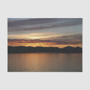 Papier Mousseline Alaskan Sunset II Belle photographie de l'Alaska
