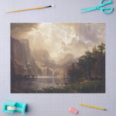 Papier Mousseline Albert Bierstadt "Parmi la Sierra Nevada" (1868) (Artisanat)