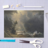 Papier Mousseline Albert Bierstadt Puget Sound sur la côte Pacifique (Artisanat)