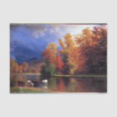 Papier Mousseline Albert Bierstadt - Sur le Saco (Recto)