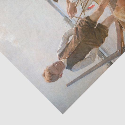 Papier Mousseline Albert Edelfeel - Constructeurs de navires (Détail)