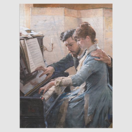 Papier Mousseline Albert Edelfeel - Jouer au piano