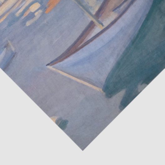 Papier Mousseline Albert Edelfeel - Port d'Helsinki (Détail)