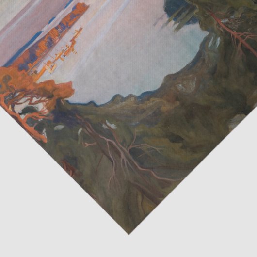 Papier Mousseline Albert Edelfeel - Vue sur Haikko (Détail)