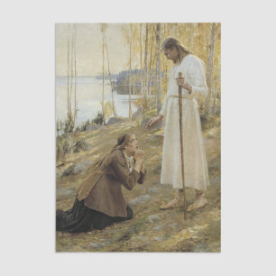 Papier Mousseline Albert Edelfeue - Christ et Mary Magdalene