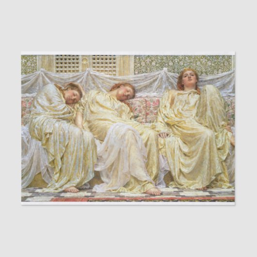 Papier Mousseline Albert Joseph Moore | Dreamers (vers 1850-1882) (Recto)