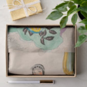 Papier Mousseline Alberto Vargas Art déco Découpage Tissu papier (Cadeau)