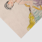 Papier Mousseline Alberto Vargas Art déco Découpage Tissu papier (Détail)