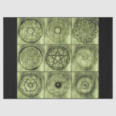 Papier Mousseline alchimie symboles papier de tissu (Recto)