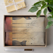 Papier Mousseline Alerte aux chats, à l'attention, IA générée, (Cadeau)