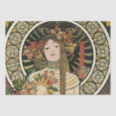 Papier Mousseline Alfonse Mucha Trappistine Nouveau (Recto)