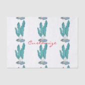 Papier Mousseline Algues bleues Thunder_Cove (Recto)