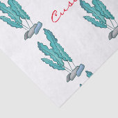 Papier Mousseline Algues bleues Thunder_Cove (Détail)