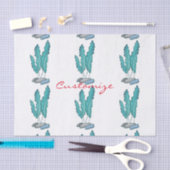 Papier Mousseline Algues bleues Thunder_Cove (Artisanat)