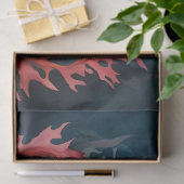 Papier Mousseline Algues colorées (Cadeau)