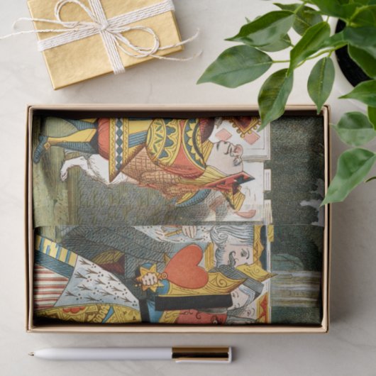 Papier Mousseline Alice à Wonderland (Cadeau)