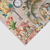 Papier Mousseline Alice à Wonderland Cheshire Cat Characters (Détail)