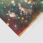 Papier Mousseline Alice and Rabbit Hole Wonderland Fantasy Decoupage (Détail)