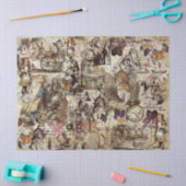 Papier Mousseline Alice Au Pays Des Merveilles (Artisanat)