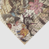 Papier Mousseline Alice Au Pays Des Merveilles (Détail)