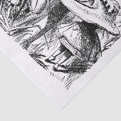 Papier Mousseline Alice au pays des merveilles - Alice rencontre (Détail)