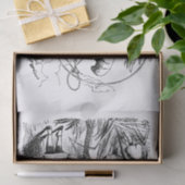 Papier Mousseline Alice au pays des merveilles - Alice rencontre (Cadeau)