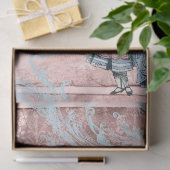 Papier Mousseline Alice au pays des merveilles avec Duchess Pink Dec (Cadeau)